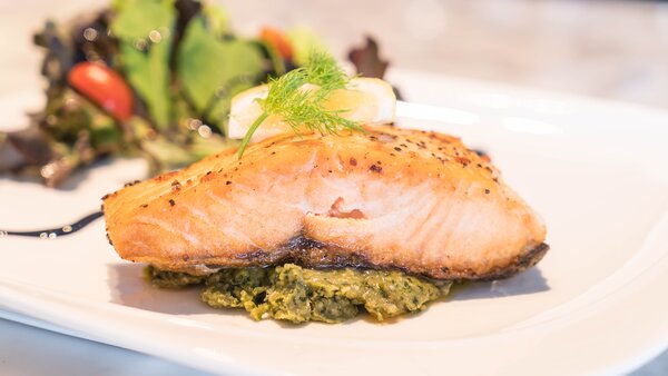 Salmon is rich in omega-3